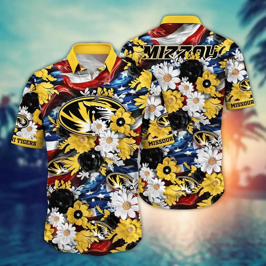 Missouri Tigers NCAA Aloha Hawaiian Shirt 1, NCAA Hawaiian Shirt Moonbestprint
