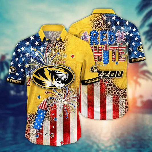 Missouri Tigers NCAA Aloha Hawaiian Shirt 2, NCAA Hawaiian Shirt Moonbestprint