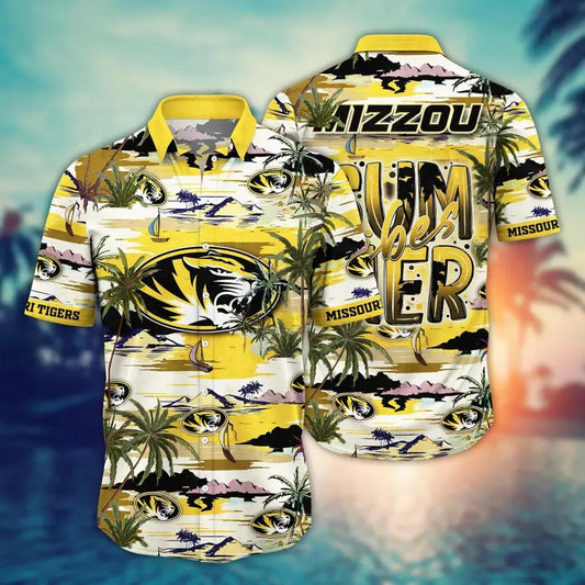 Missouri Tigers NCAA Flower Aloha Hawaiian Shirt 9, NCAA Hawaiian Shirt Moonbestprint