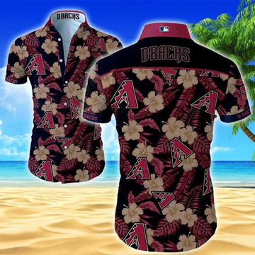 Mlb Arizona Diamondbacks Hawaiian Graphic Print Short Sleeve Hawaiian Shirt, MLB Hawaiian Shirt Moonbestprint