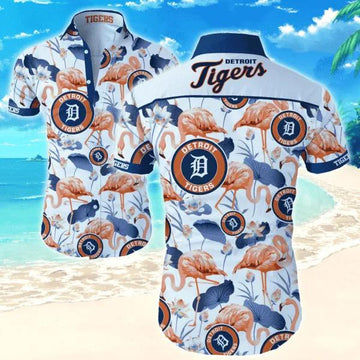 Mlb Detroit Tigers Hawaiian Graphic Print Short Sleeve Hawaiian Shirt, MLB Hawaiian Shirt Moonbestprint