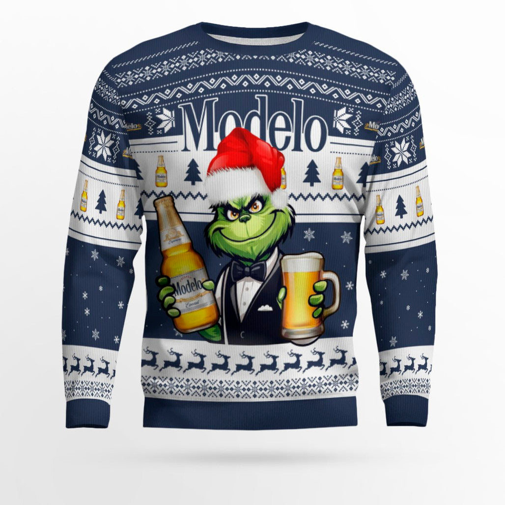 Modelo Grinch Christmas Ugly Sweater – Moonbestprint