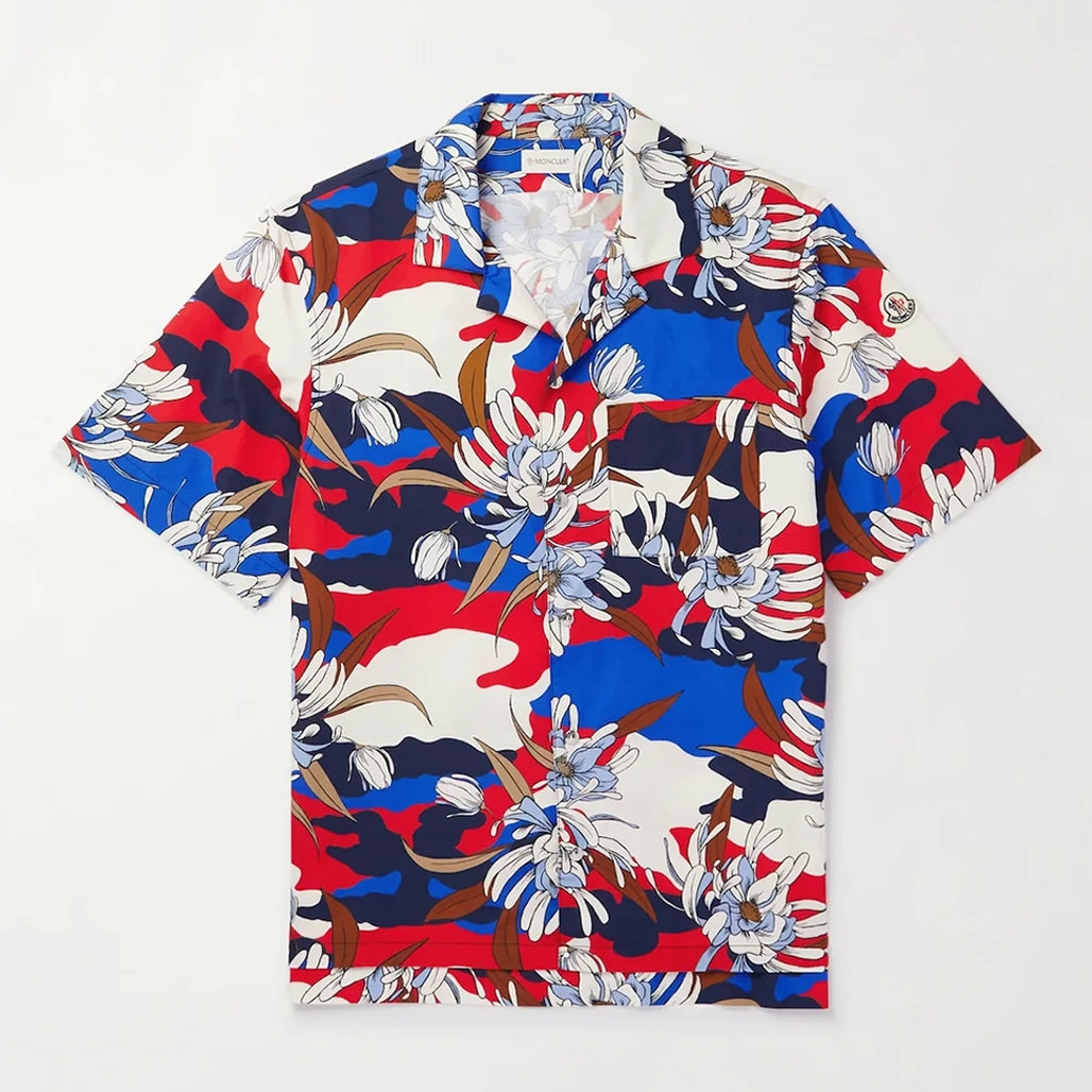 Moncler Summer Floral Camo Hawaiian Shirt 2026 – Moonbestprint
