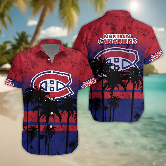 Montreal Canadiens Hawaii Shirt, NHL Hawaiian Shirt Moonbestprint
