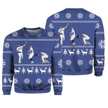 Mookie Freddie And David Dodger Ugly Christmas Sweater - Moonbestprint