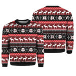 Moose Christmas Party Ugly Christmas Sweater – Moonbestprint