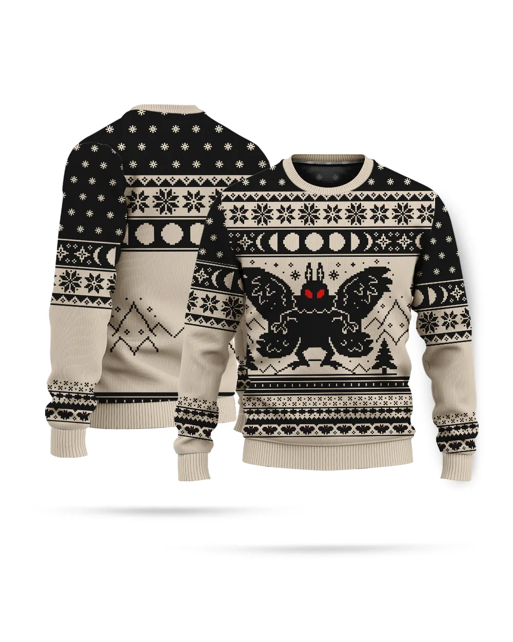 Mothman Ugly Christmas Sweater – Moonbestprint