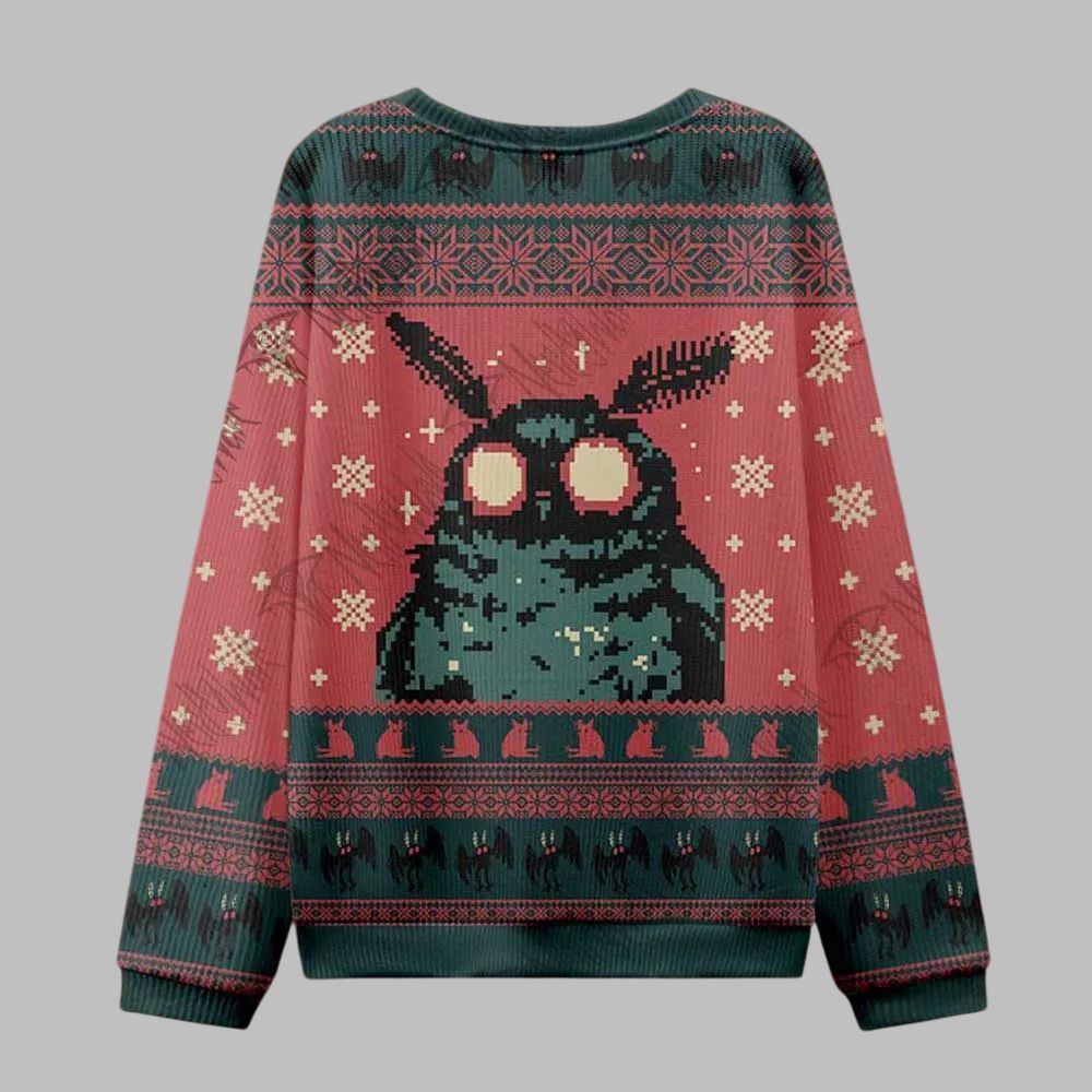Mothman Ugly Sweater 2026 Christmas - Moonbestprint