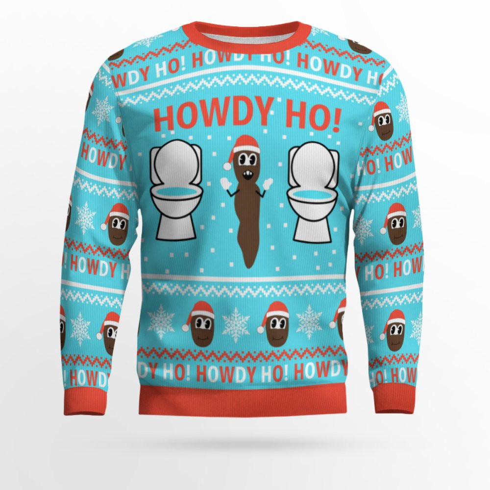 Mr Hankey Howdy Ho Ugly Christmas Sweater – Moonbestprint