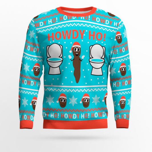 Mr Hankey Howdy Ho Ugly Christmas Sweater – Moonbestprint