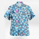 Anime Mudkip Pokemon Blue Hawaiian Shirt – Moonbestprint