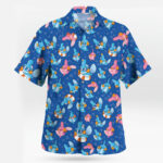 Mudkip and Wooper Summer Splash Pokemon Hawaiian Shirt – Moonbestprint