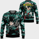 My Hero Academia Anime Izuku Midoriya Ugly Christmas Sweater 2025 – Moonbestprint