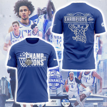 2025 Duke Blue Devils ACC CHAMPS Limited Edition Shirt | ZL63 Moonbestprint
