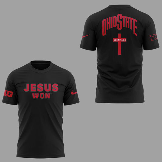 Limited Edition JESUS WON Black TShirt Moonbestprint