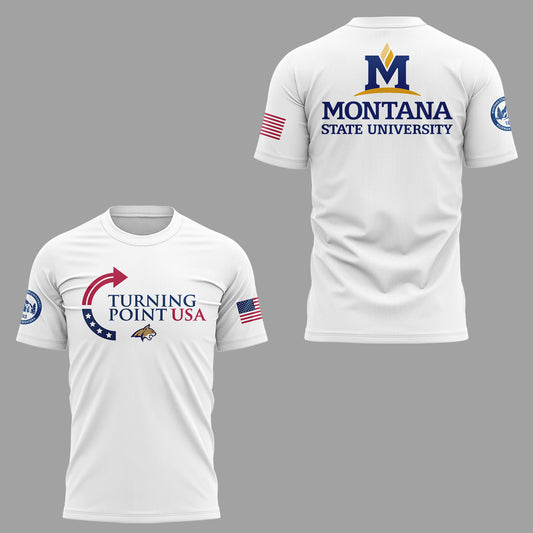 Limited Edition Montana State x Turning Point USA 2025 TShirt | BT29 Moonbestprint