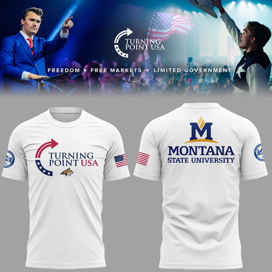 Limited Edition Montana State x Turning Point USA 2025 TShirt | BT29 Moonbestprint