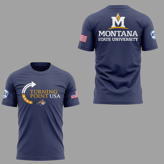 Limited Edition Montana State x Turning Point USA 2025 Tshirt | NJ18 Moonbestprint