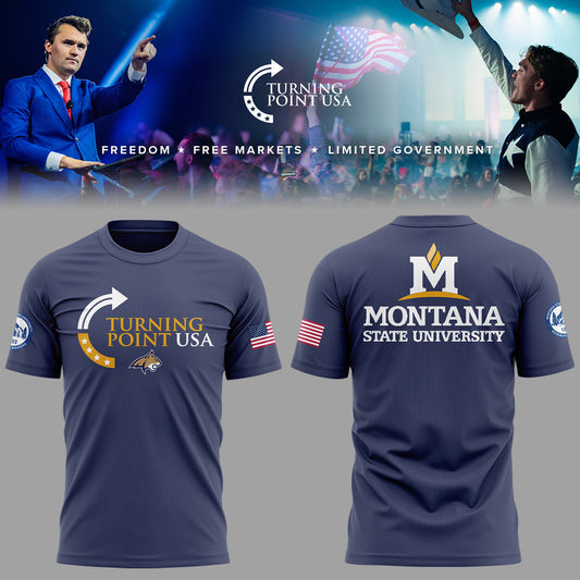 Limited Edition Montana State x Turning Point USA 2025 Tshirt | NJ18 Moonbestprint