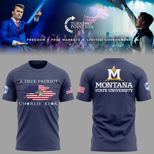 Limited Edition Montana State x Turning Point USA 2025 TShirt | FP88 Moonbestprint