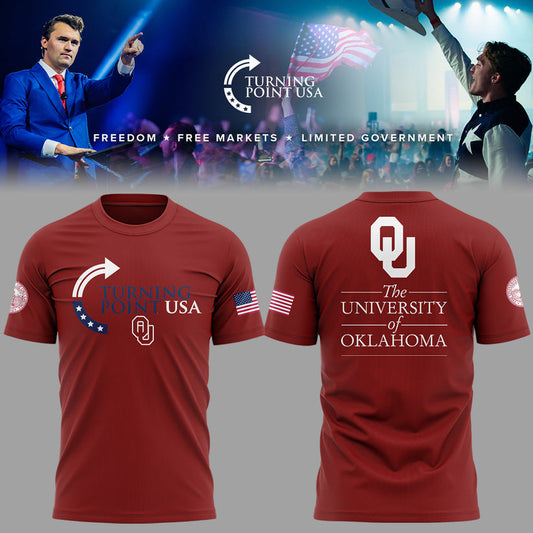 Limited Edition Oklahoma x Turning Point USA 2025 TShirt | LQ75 Moonbestprint