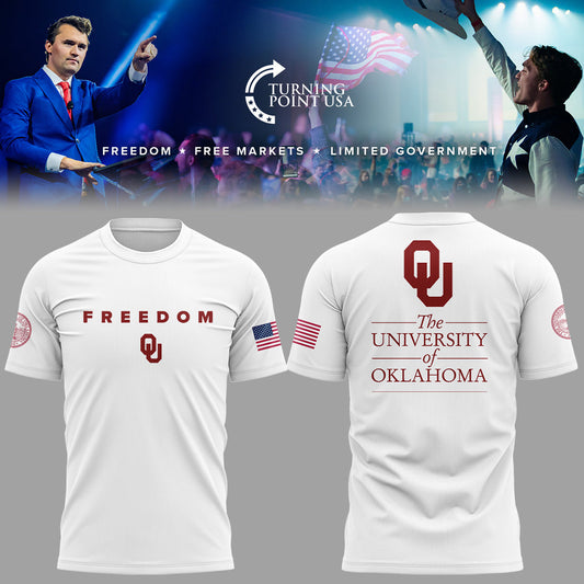Limited Edition Oklahoma x Turning Point USA 2025 TShirt | JG55 Moonbestprint