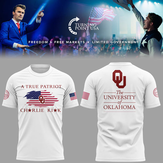 Limited Edition Oklahoma x Turning Point USA 2025 TShirt | NR54 Moonbestprint