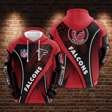 NFL Atlanta Falcons 3D Hoodie 10, NFL Hoodie Moonbestprint