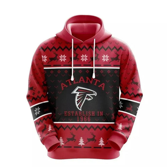 NFL Atlanta Falcons 3D Hoodie 11, NFL Hoodie Moonbestprint