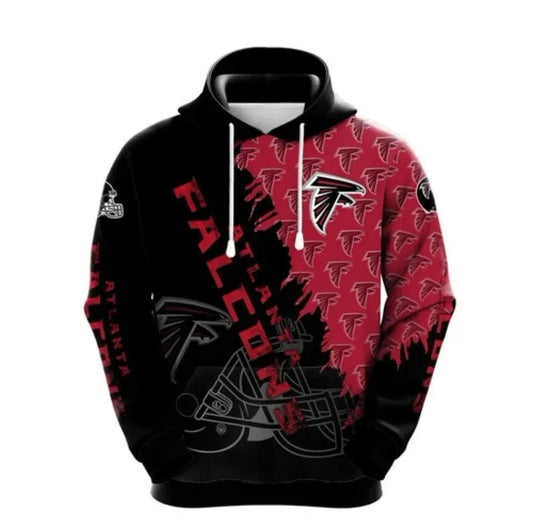 NFL Atlanta Falcons 3D Hoodie 3, NFL Hoodie Moonbestprint