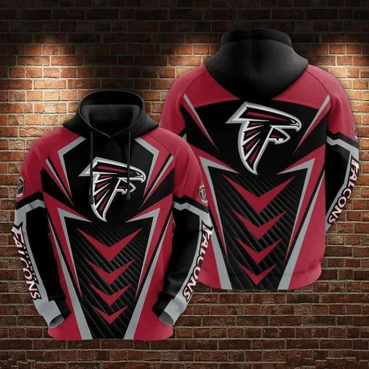 NFL Atlanta Falcons 3D Hoodie 7, NFL Hoodie Moonbestprint