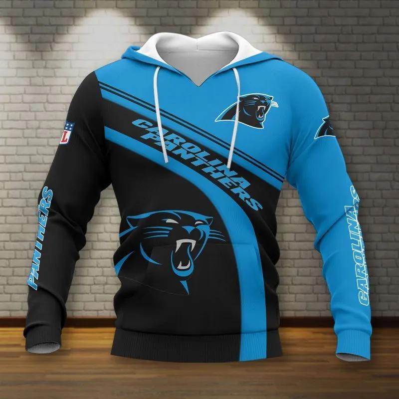 NFL Carolina Panthers All Over Hoodie 1, NFL Hoodie Moonbestprint