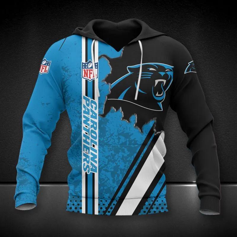 NFL Carolina Panthers All Over Hoodie 2, NFL Hoodie Moonbestprint