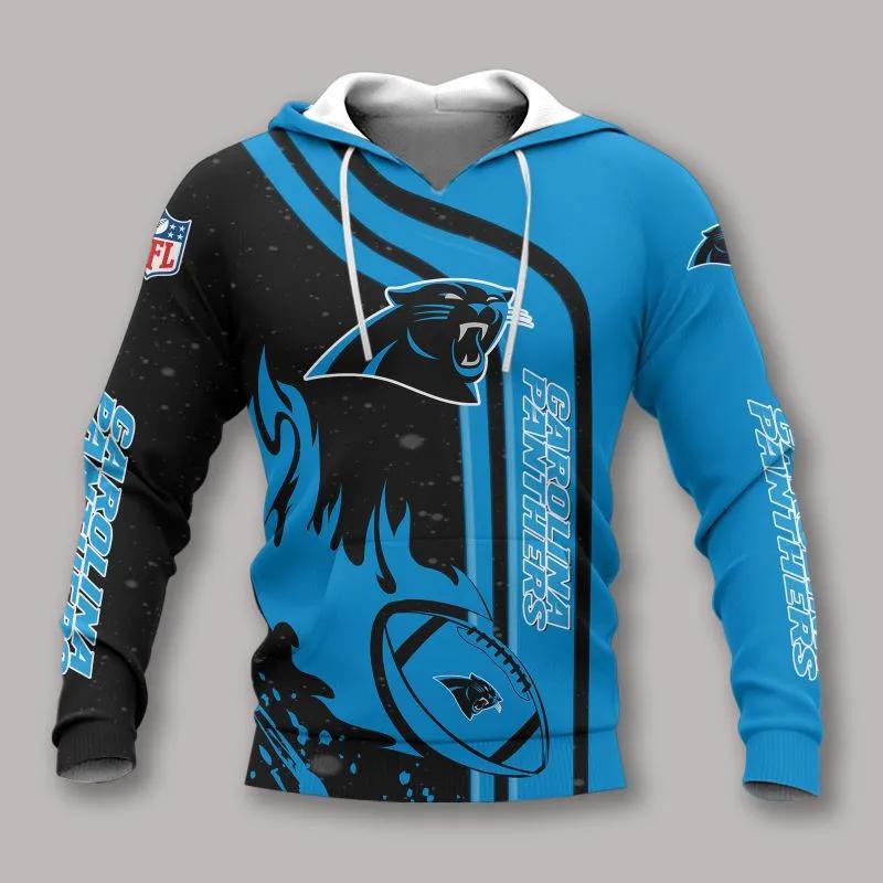 NFL Carolina Panthers All Over Hoodie 3, NFL Hoodie Moonbestprint