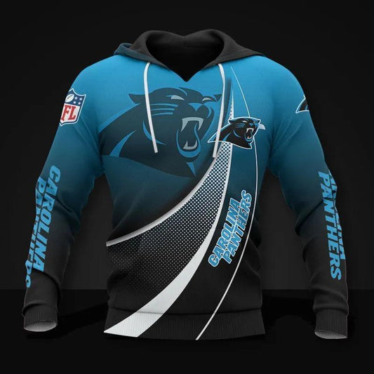 NFL Carolina Panthers All Over Print Hoodie, NFL Hoodie Moonbestprint