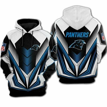 NFL Carolina Panthers Logo 3D Hoodie, NFL Hoodie Moonbestprint