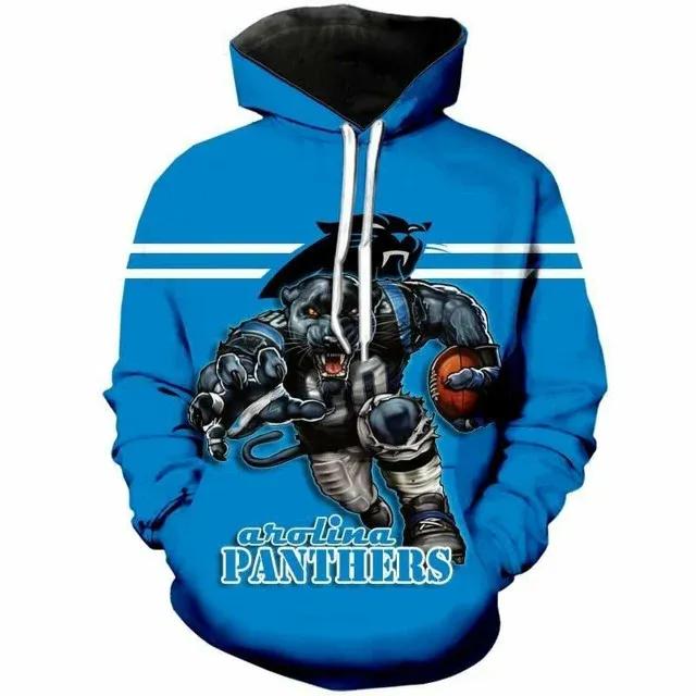 NFL Carolina Panthers Mascot 3D Hoodie, NFL Hoodie Moonbestprint