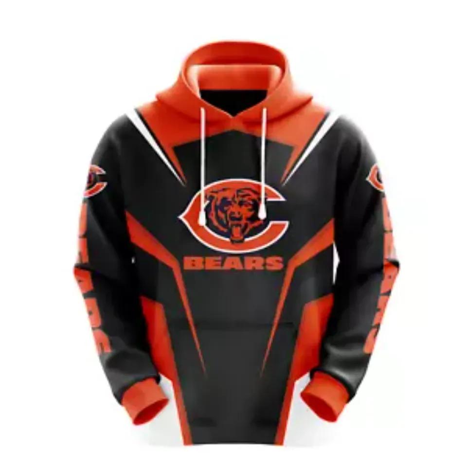 NFL Chicago Bears 3D Hoodie 11, NFL Hoodie Moonbestprint