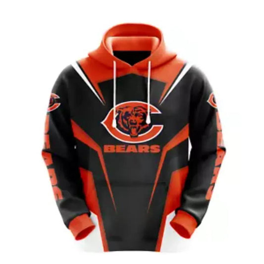 NFL Chicago Bears 3D Hoodie 11, NFL Hoodie Moonbestprint