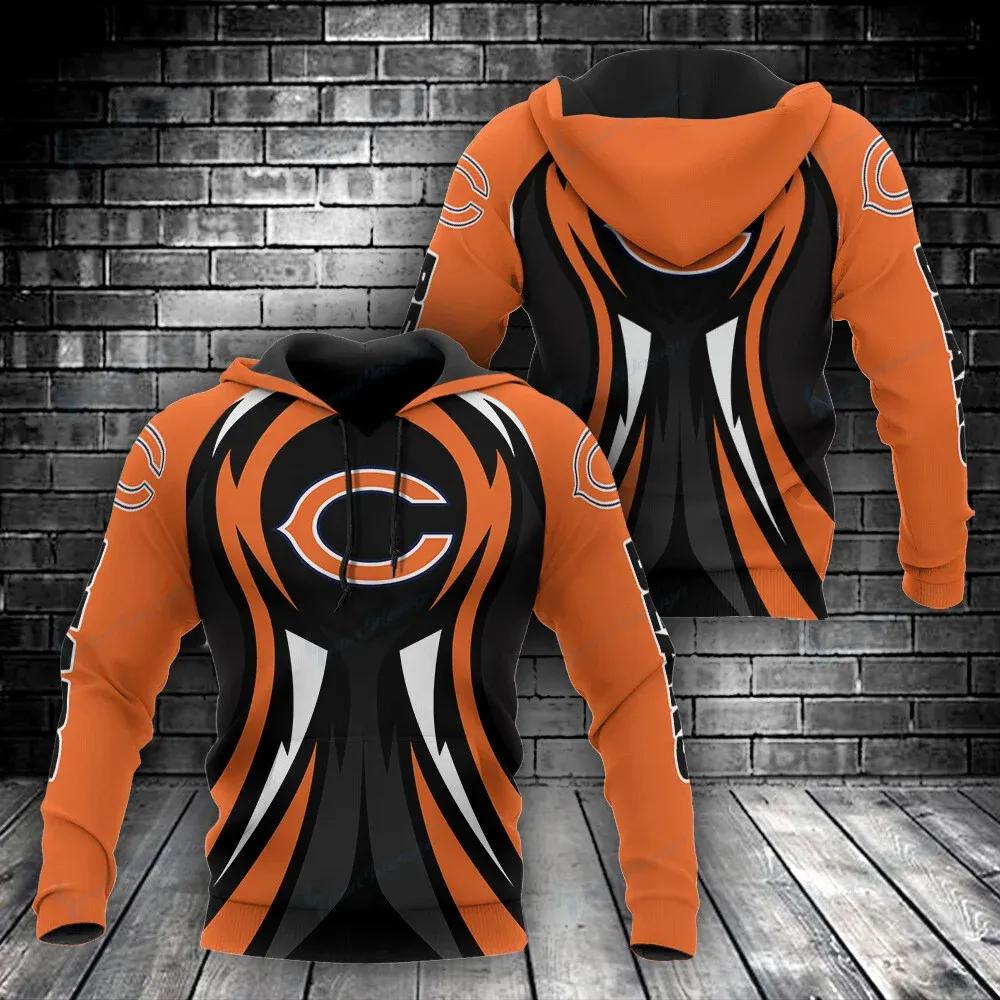 NFL Chicago Bears 3D Hoodie 17, NFL Hoodie Moonbestprint