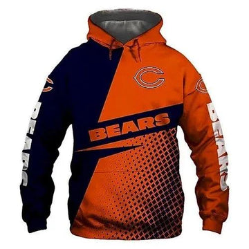 NFL Chicago Bears 3D Hoodie 3, NFL Hoodie Moonbestprint