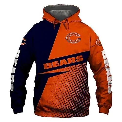 NFL Chicago Bears 3D Hoodie 3, NFL Hoodie Moonbestprint