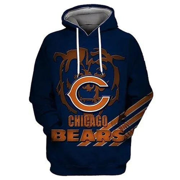 NFL Chicago Bears 3D Hoodie 5, NFL Hoodie Moonbestprint