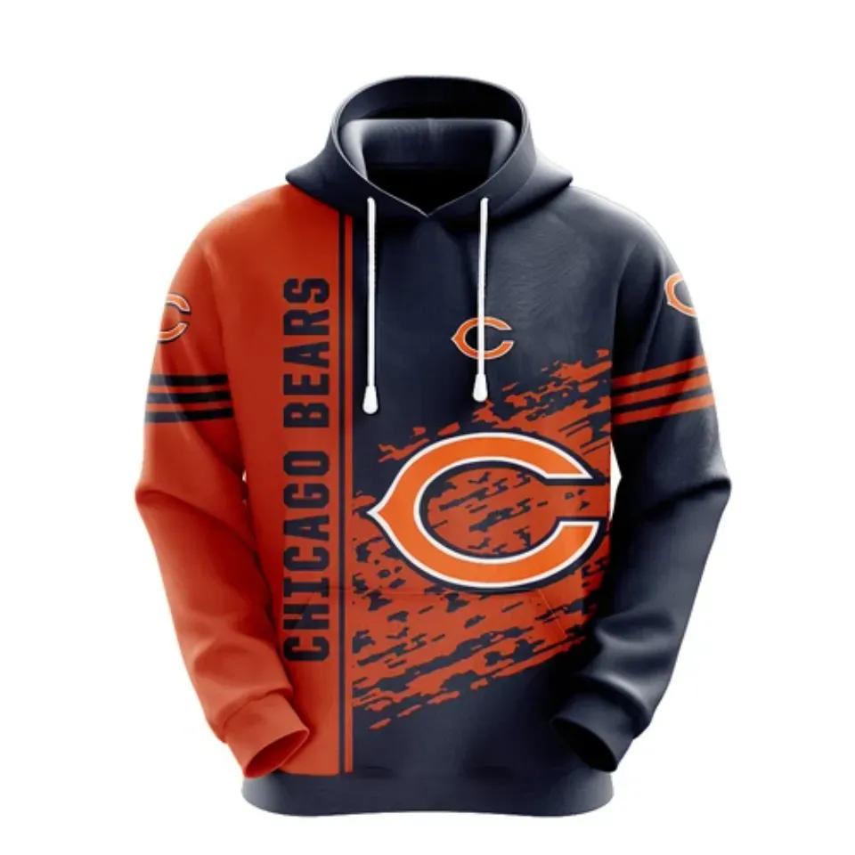 NFL Chicago Bears 3D Hoodie 9, NFL Hoodie Moonbestprint