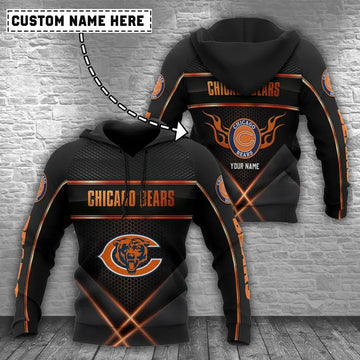 NFL Chicago Bears Personalized 3D Hoodie 2, NFL Hoodie Moonbestprint