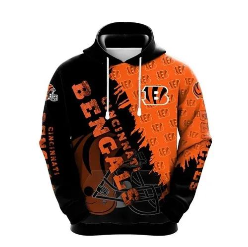 NFL Cincinnati Bengals 3D Hoodie 3, NFL Hoodie Moonbestprint