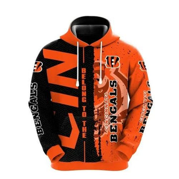 NFL Cincinnati Bengals 3D Hoodie 5, NFL Hoodie Moonbestprint