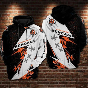 NFL Cincinnati Bengals 3D Hoodie 9, NFL Hoodie Moonbestprint