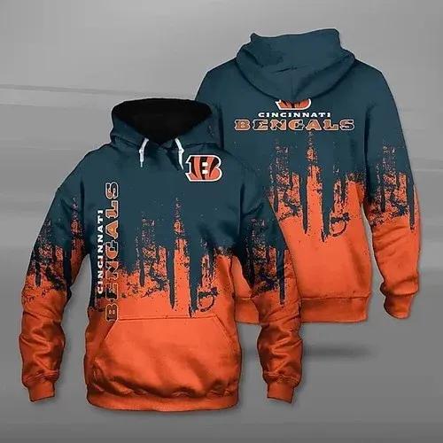 NFL Cincinnati Bengals 3D Hoodie, NFL Hoodie Moonbestprint