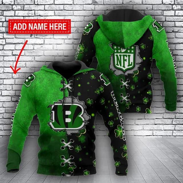 NFL Cincinnati Bengals Personalized 3D Hoodie 10, NFL Hoodie Moonbestprint
